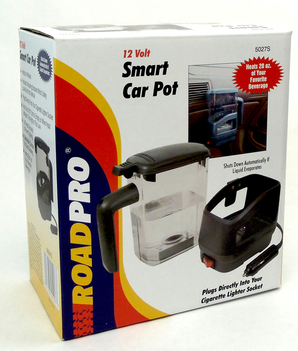 Mini Electric Hot Pot 12-Volt Kettle 20-ounce Car or Truck Water Heater 5027S