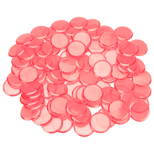 100 Pack Pink Bingo Chips