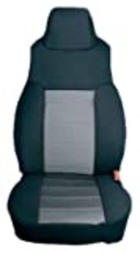 SEAT COVER KIT, FRONT, FABRIC, GRAY; 97-02 JEEP WRANGLER TJ