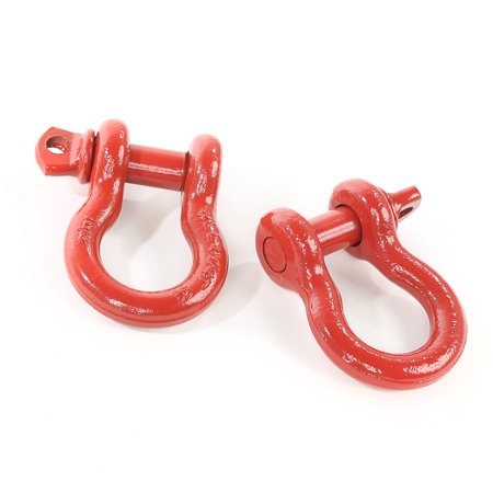 DSHACKLES 3/4INCH RED PAIR 9500LBS WORK LOAD LIMIT RED
