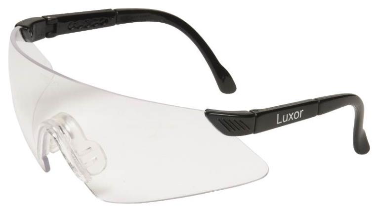 Luxor SightGard 697516 Safety Glasses, Clear Scratch Resistant Lens