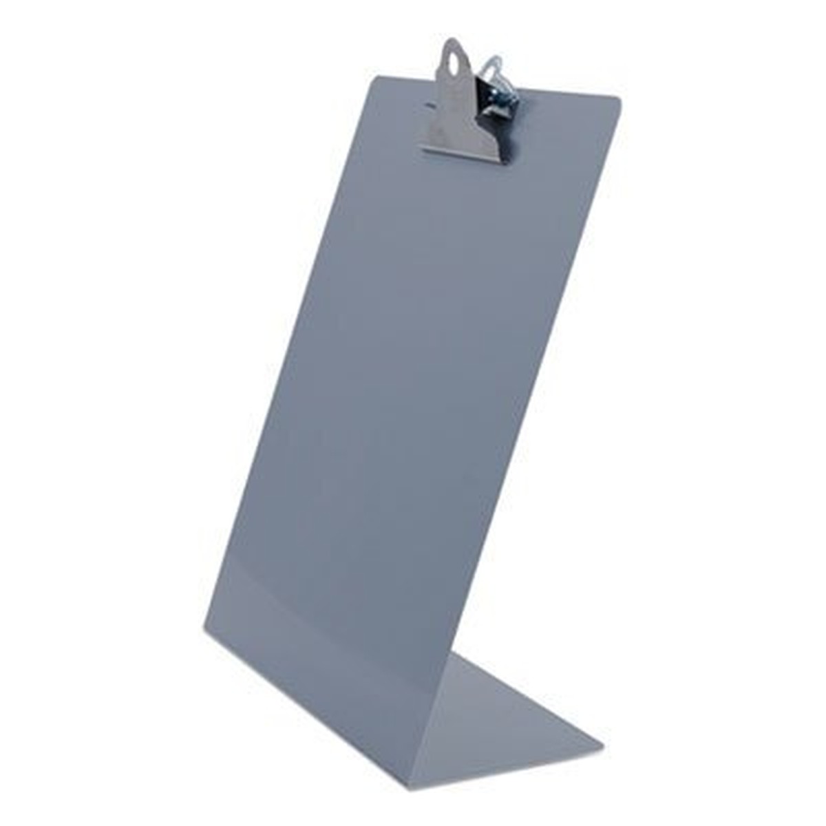 Free Standing Clipboard, Portrait, 1" Clip Capacity, 8.5 x 11 Sheets, Silver