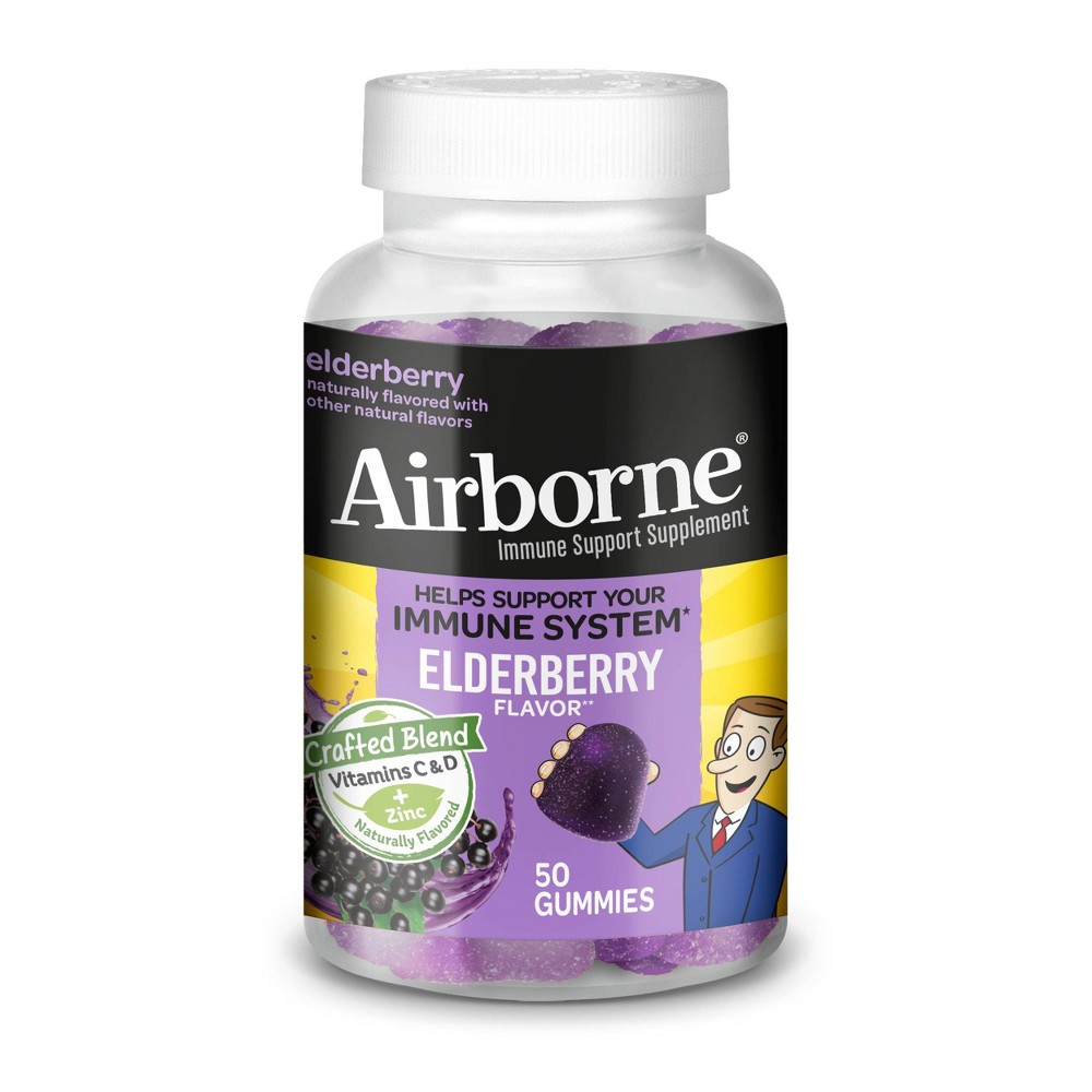Immune Support Gummies with Elderberry, 50/Bottle
