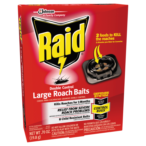 Roach Baits, 0.7 oz, Box, 6/Case