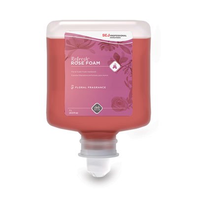 SC Johnson Manual Refill Refresh Rose Handwash - Rose Scent - 33.8 fl oz (1000 mL) - Cartridge Dispenser - Dirt Remover, Kill Ge