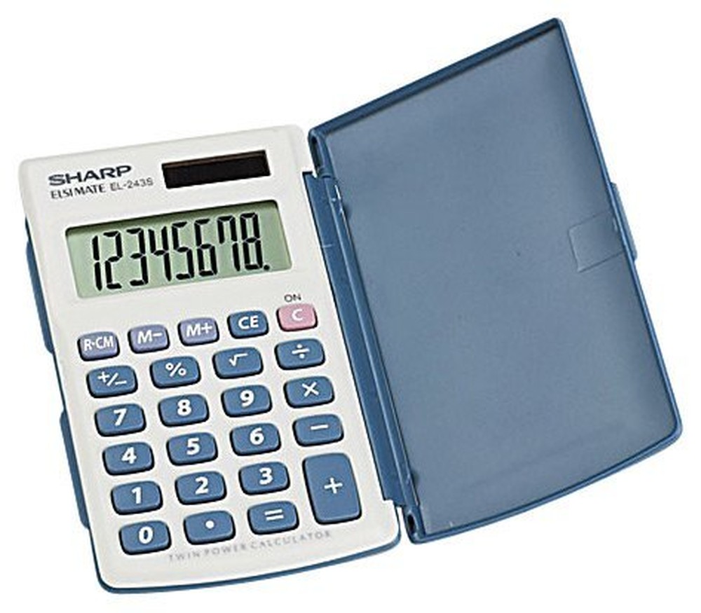 EL240SB Handheld Business Calculator, 8-Digit LCD