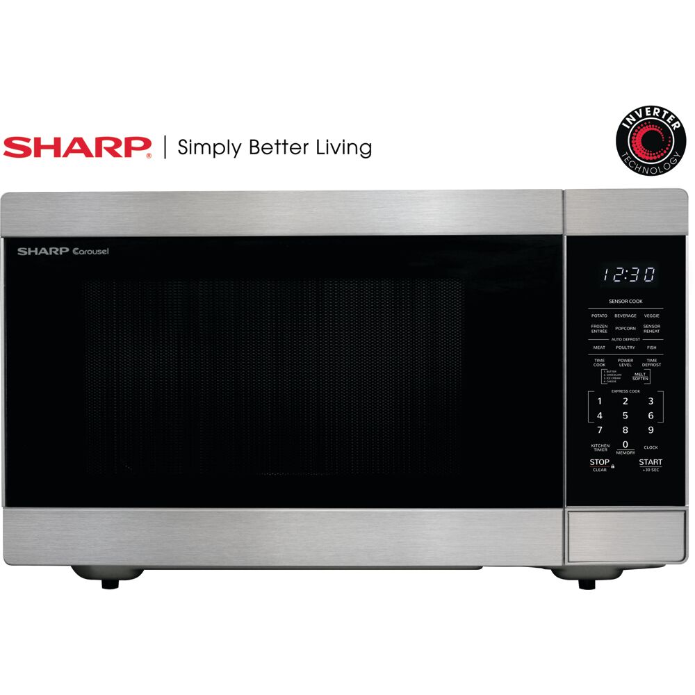 2.2 CF Countertop Microwave Oven, Inverter Technology