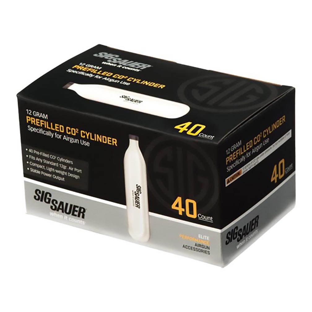 Sig Sauer Pre-Filled CO2 Cylinders (40 Count)