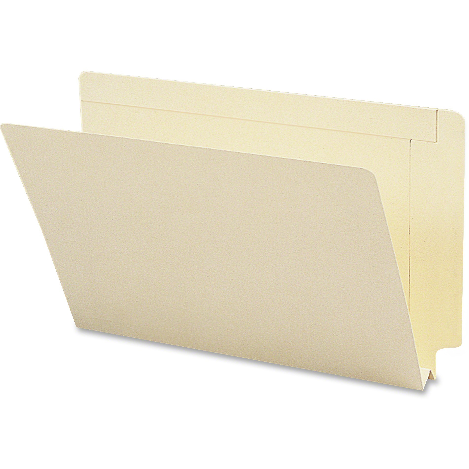 1 1/2 Inch Expansion Folders, Straight End Tab, Legal, Manila, 50/Box