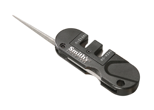 Smith'S Pocket Pal Multifunction Knife Sharpener, Carbide Blade and Ceramic Stone