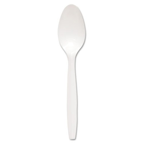 Regal Mediumweight Cutlery, Full-Size, Teaspoon, White, 1000/Case