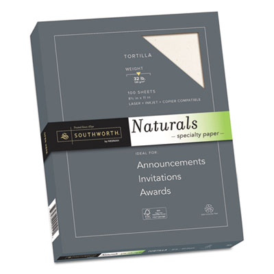 Naturals Paper, Latte, 8 1/2 x 11, 32lb, 100 Sheets