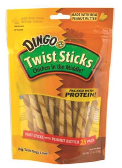 United Pet DN-15124 Dingo Dog Treats, Twist Sticks