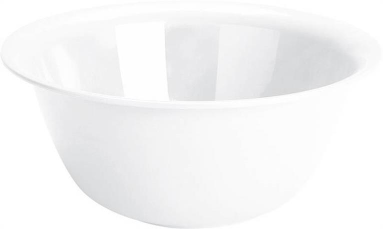 Sterilite 07118012 Mixing Bowl, 6 qt, Plastic, White
