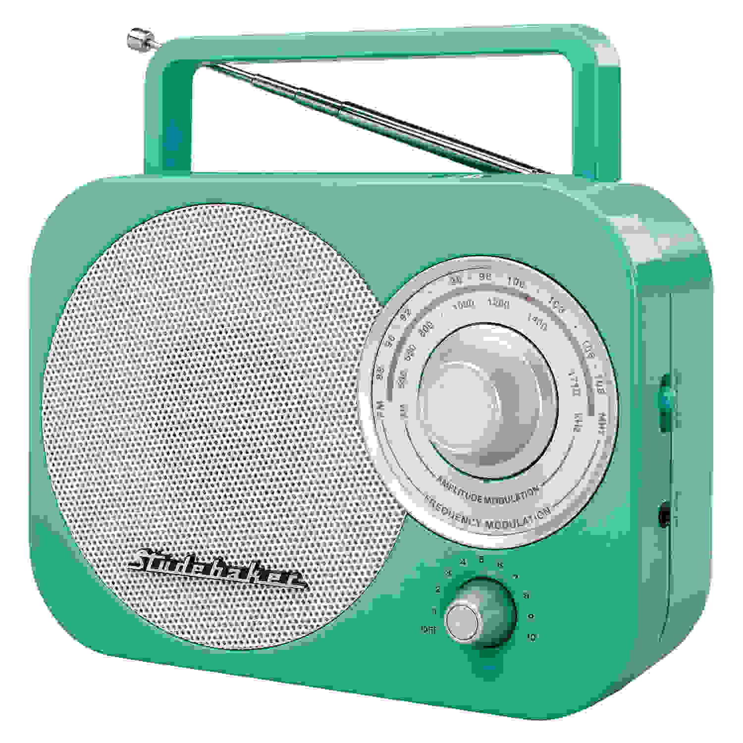 Studebaker SB2000TE Teal Am/Fm Portable Retro Radio