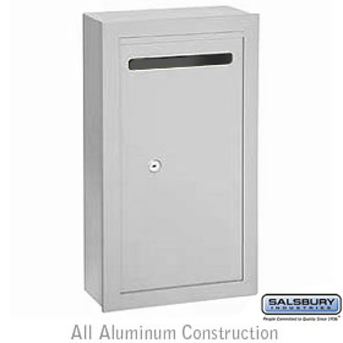 Letter Box (Includes Commercial Lock) - Slim - Surface Mounted - Aluminum - Private Access