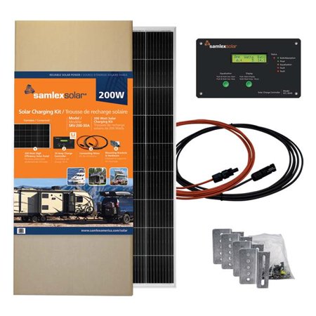 SOLAR CHARGING KIT 200 WATTS WITH 30A CHARGE CONTROLLER