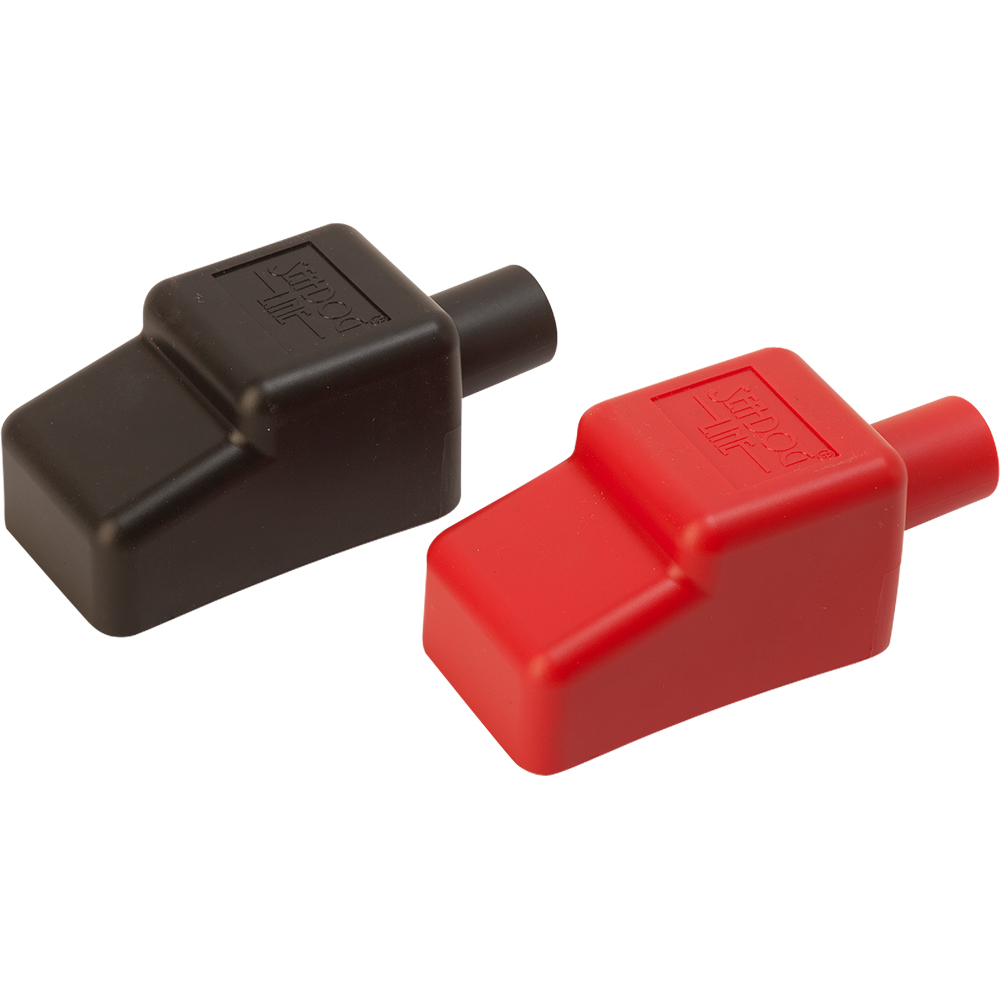 Sea-Dog Battery Terminal Covers - Red/Black - 5/8"