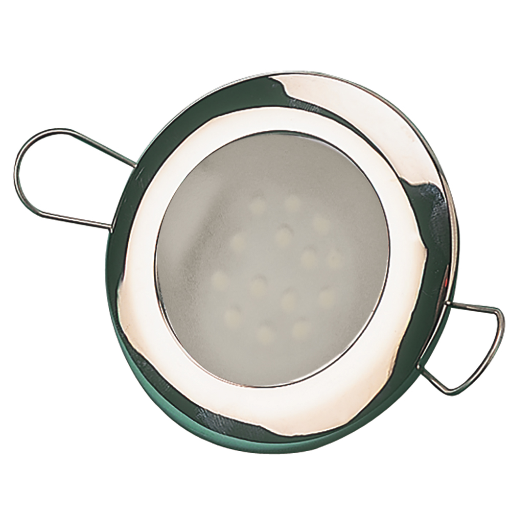 Sea-Dog LED Overhead Light 2-7/16" - Brushed Finish - 60 Lumens - Frosted Lens - Stamped 304 Stainless Steel