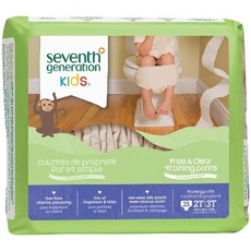 Seventh Generation Baby Free And Clear Training Pants 2T-3T 25 Training Pants (4x25 CT)