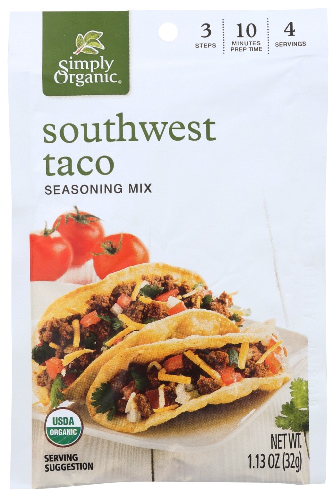 Simply Organic Southwest Taco (12x1.3 Oz)