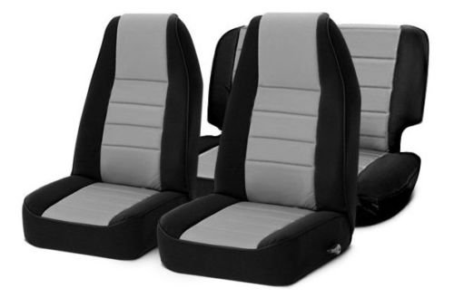 03-06 JEEP TJ NEOPRENE SEAT COVER SET FRONT/REAR - CHARCOAL