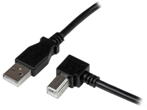 1m Right Angle USB B Cable