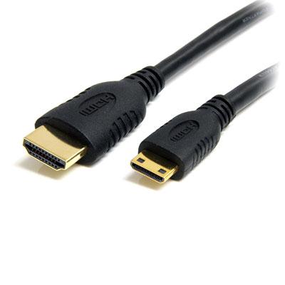 1' HDMI/HDMI Mini Cable M/M