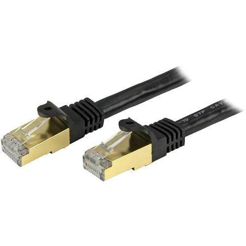 14ft Black Cat6a STP Cable