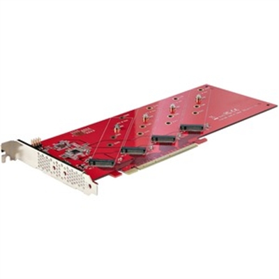 Quad M.2 PCIe x16 SSD Adapter