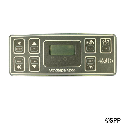 Spaside Control, Sundance 800, 7-Button, LCD, Pump1-Blower