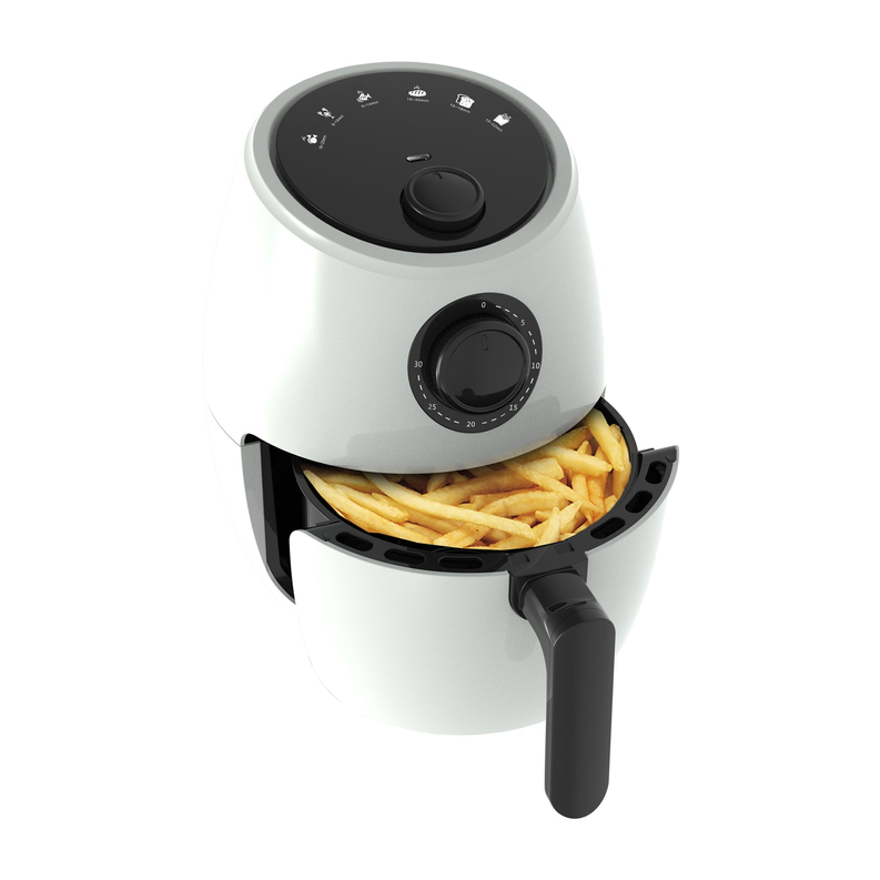 National 2.1 Qt Mechanical Air Fryer with 6 Preset Cooking Functions
