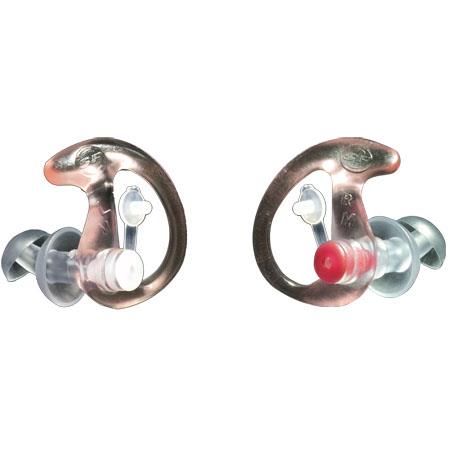 SureFire Double Flanged Filtered Earplugs Lg 25 Pair Clear