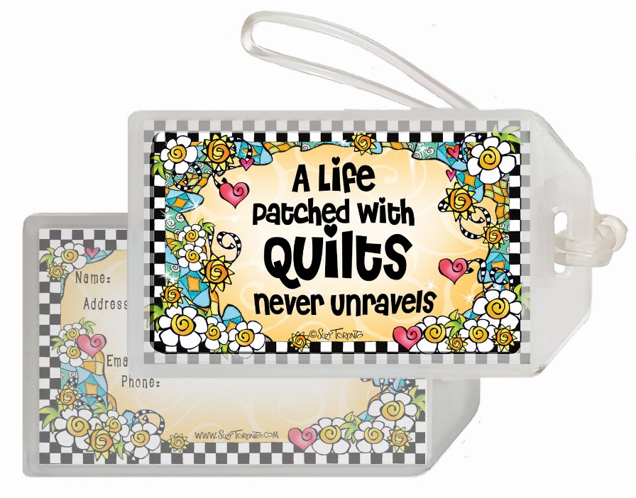 Quilt Collection Bag Tag - Quilt-Never Unravels