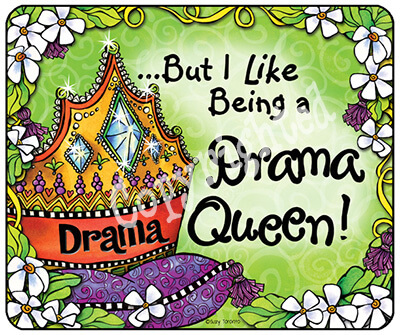 Wacky Mouse Pad - Drama Queen
