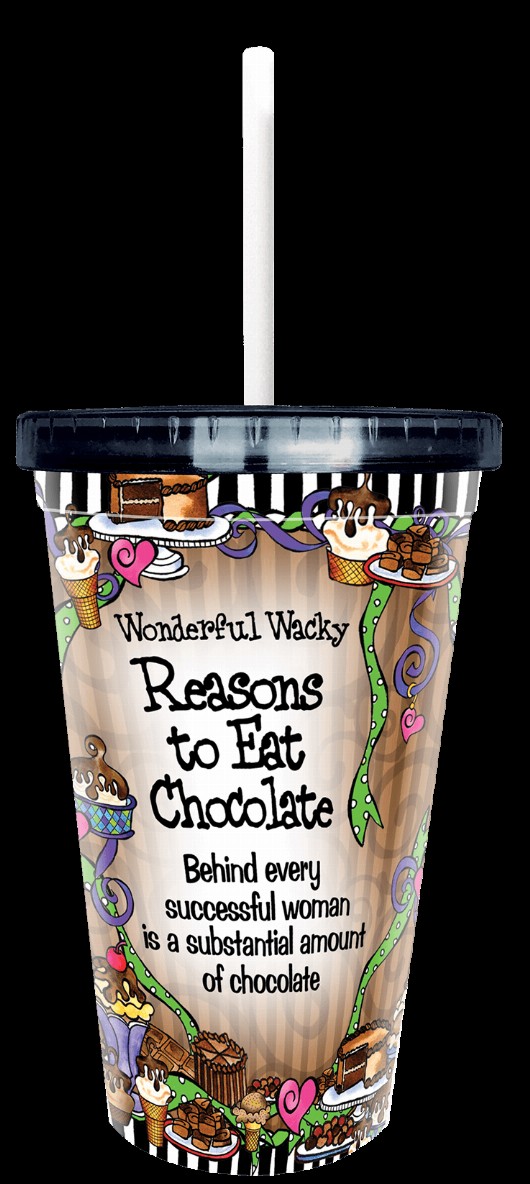 Wonderful Wacky Words COOL Cup - Reasons to Eat Chocolate