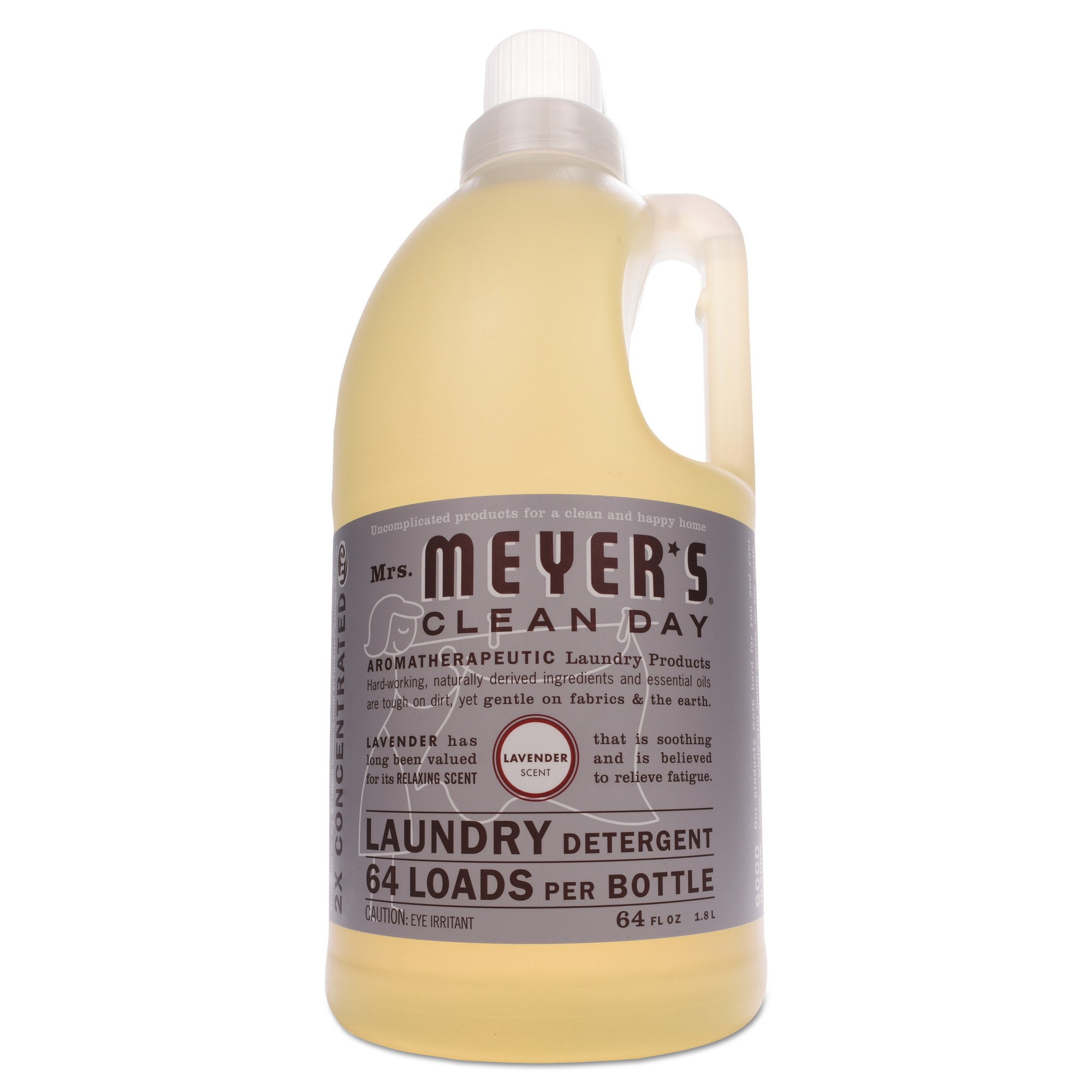 Liquid Laundry Detergent, Lavender Scent, 64 oz Bottle, 6/Case