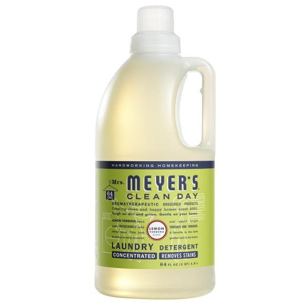 Liquid Laundry Detergent, Lemon Verbena Scent, 64 oz Bottle, 6/Case