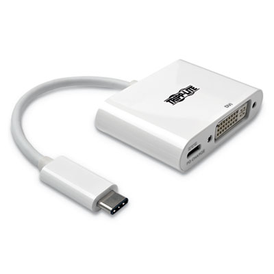 USB 3.1 Gen 1 USB-C to DVI Adapter, USB-C PD Charging Port