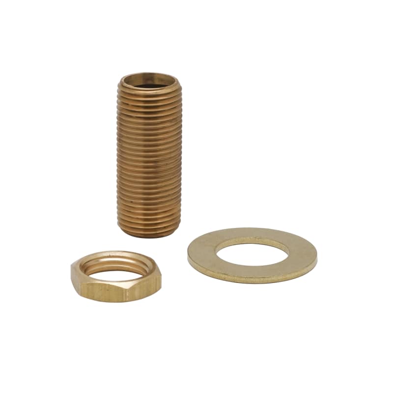 T&S Brass Supply Nipple Kit, 1/2" Npt X 2" Long (Qty=2)