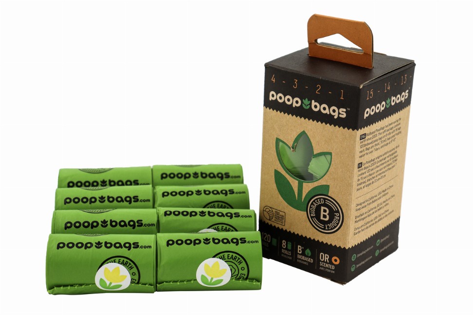 The Original Poop Bags Orange Scented USDA Biobased Rolls