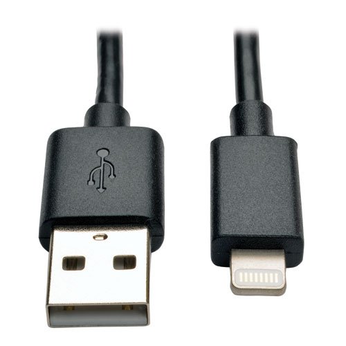 10" Lightning USB Cable Black 10pc