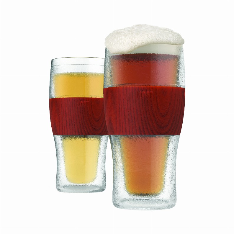 Beer Freeze Cooling Cups By Host - Wood