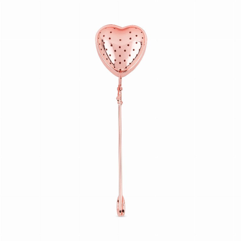 Rose Gold Heart Tea Infuser By Pinky Up