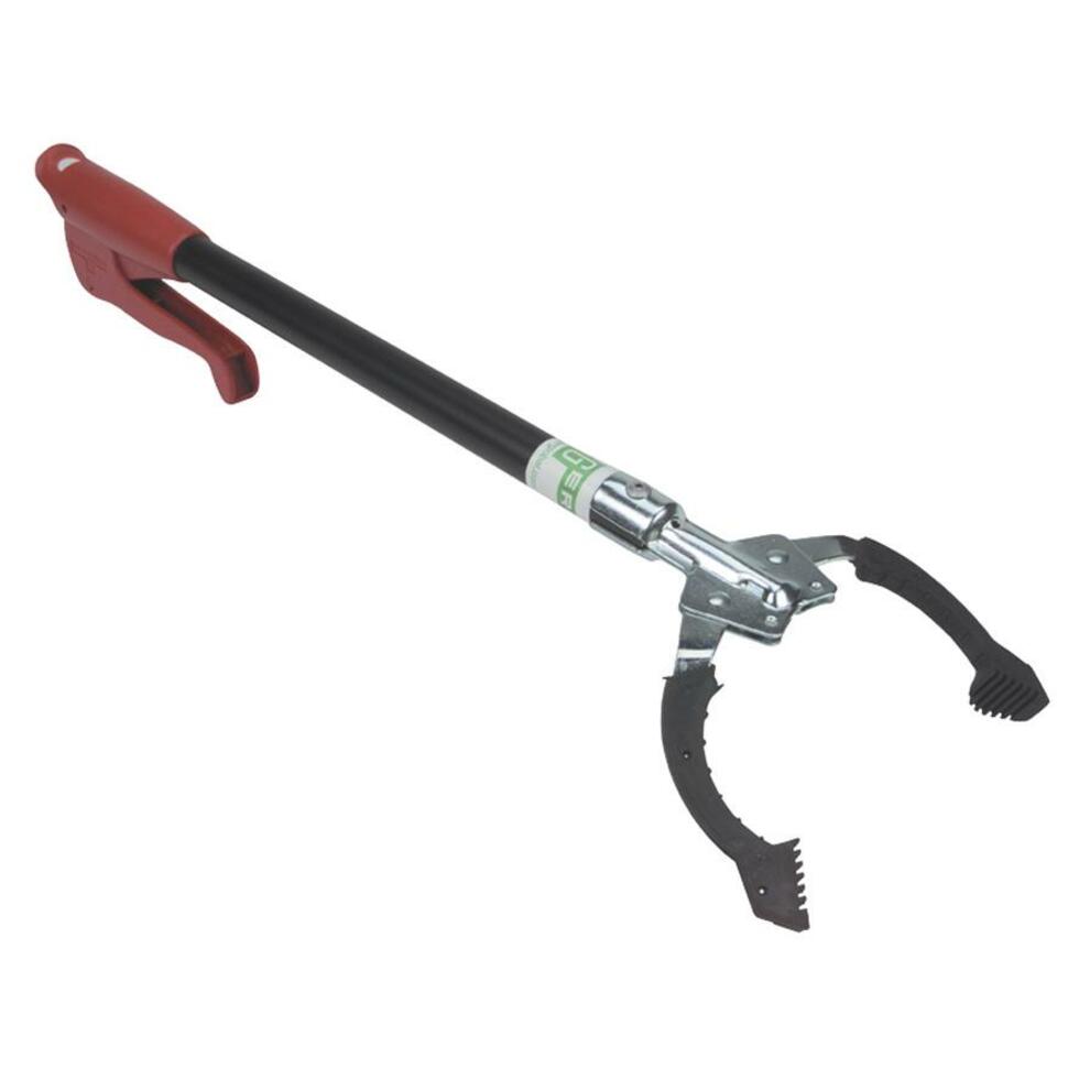 Nifty Nabber Trigger-Grip Extension Arm, 18in, Aluminum/Red