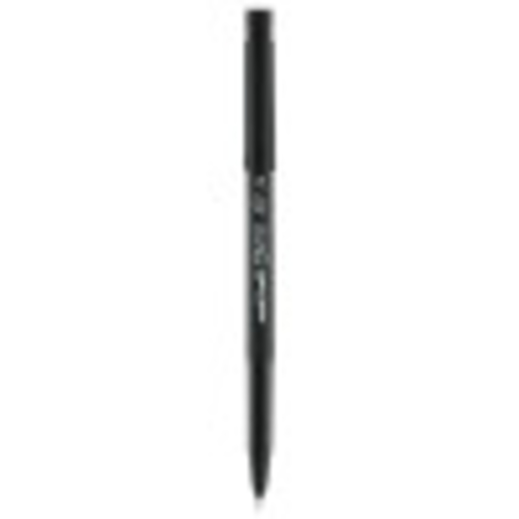 ONYX Roller Ball Pen, Stick, Fine 0.7 mm, Black Ink, Black Matte Barrel, 72/Pack
