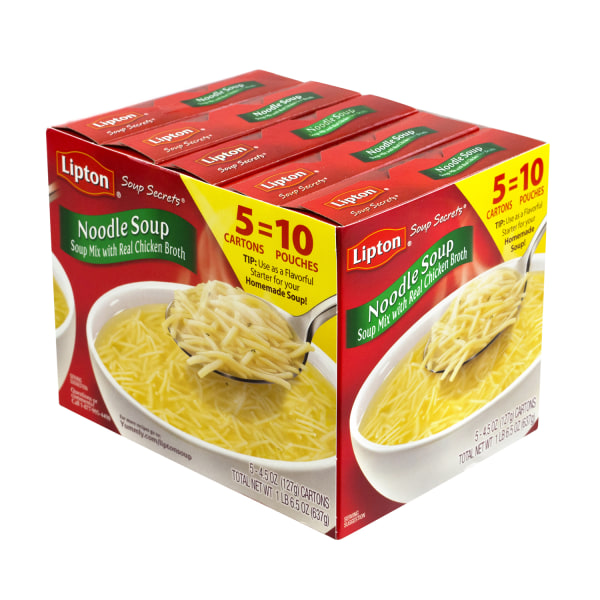 Noodle Soup Mix, 2.25 oz Pouch, 2 Pouches/Box, 5 Boxes/Pack, Delivered in 1-4 Business Days