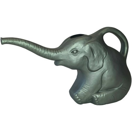 CAN WATERING ELEPHANT GRAY 2QT