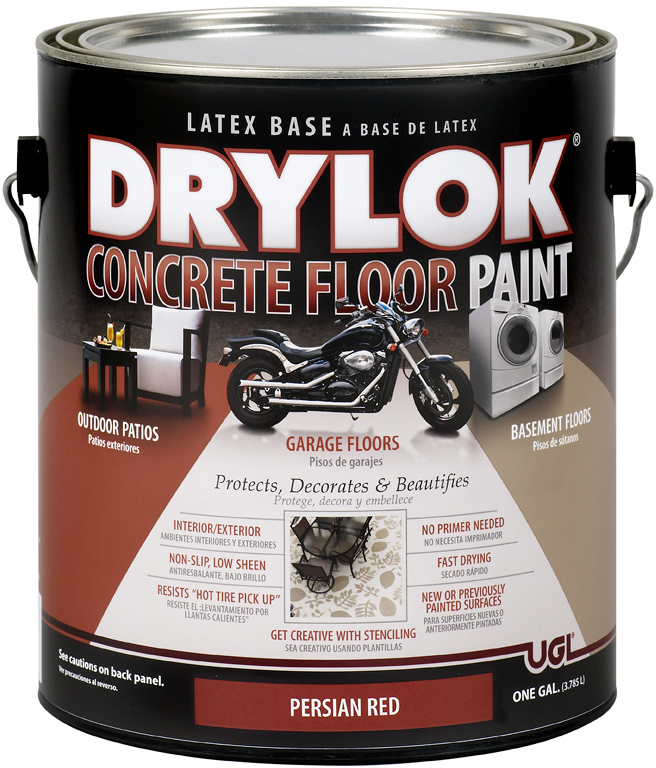 21513 1 Gallon Red Drylok Floor Paint