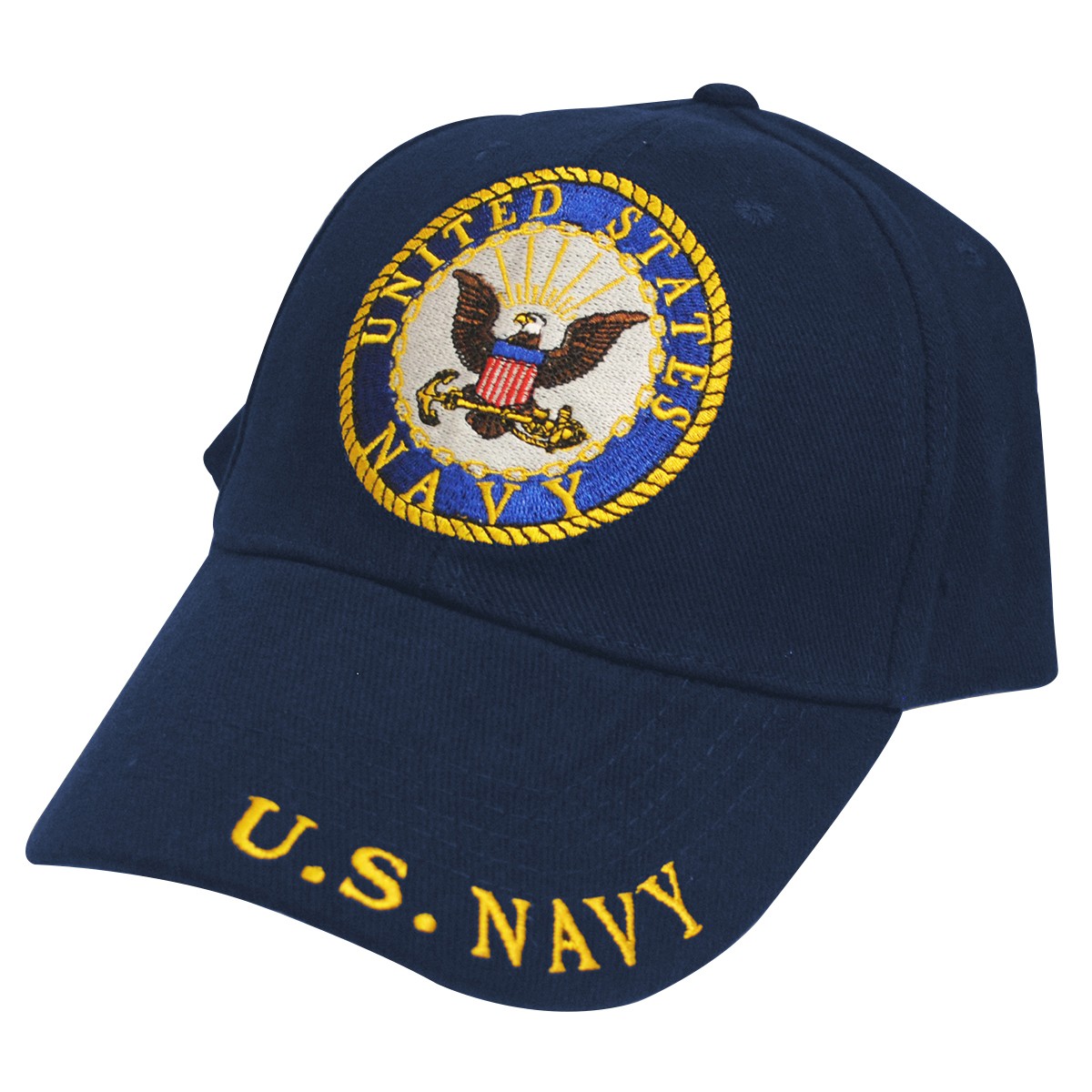 Cap  Usn Logo  Navy-Khaki Assorted